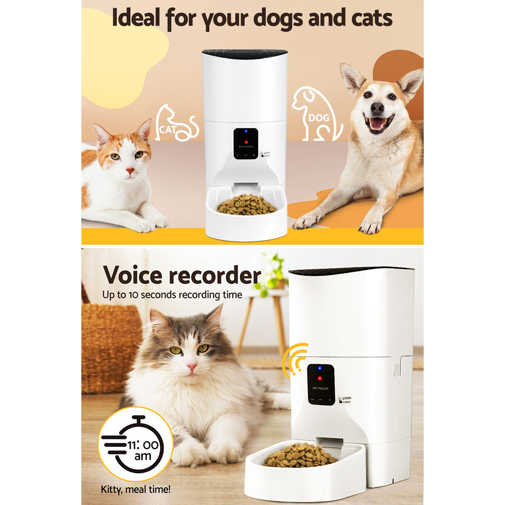 Wifi Pet Feeder With Voice Recording
