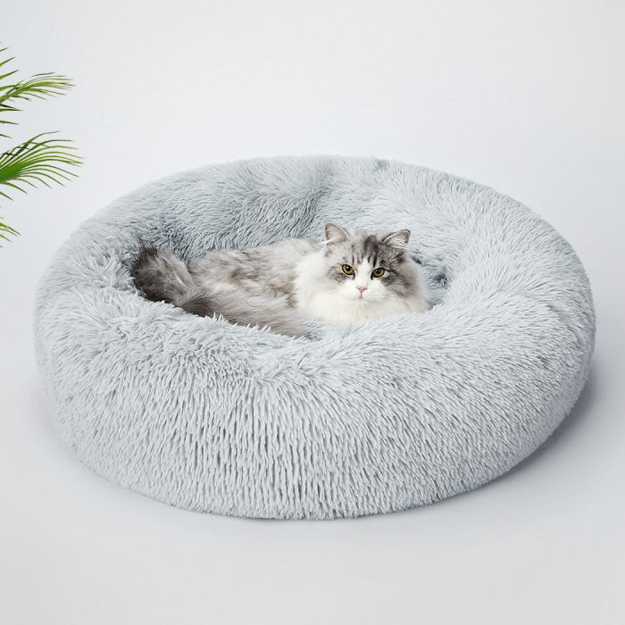 calming cat bed