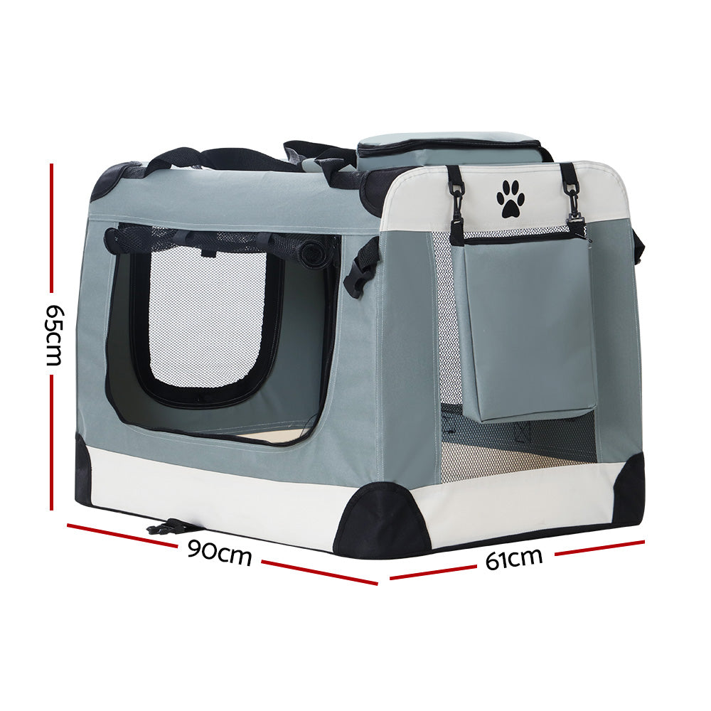 Foldable cat carrier