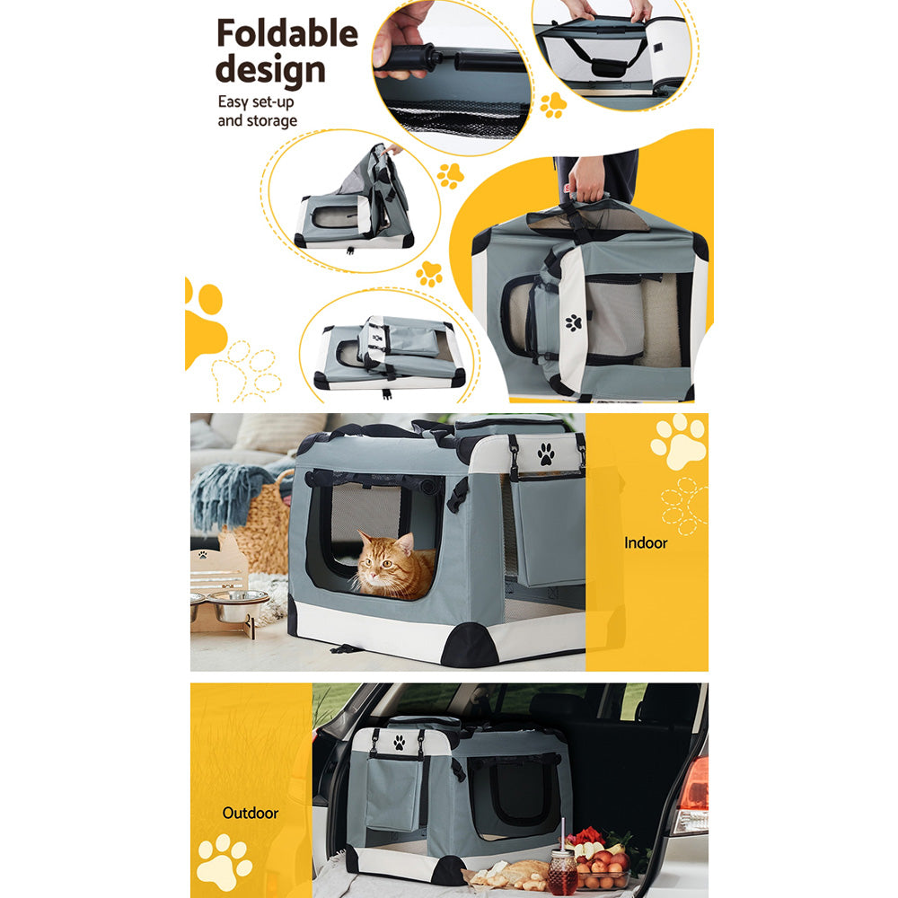 Foldable cat carrier