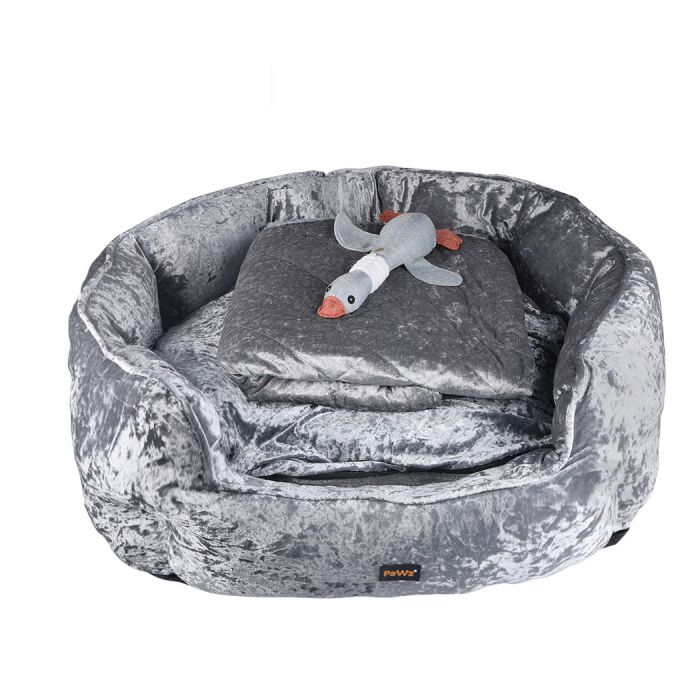 Luxury Pet Sofa With Quilted Blanket - Large - The Cat Den