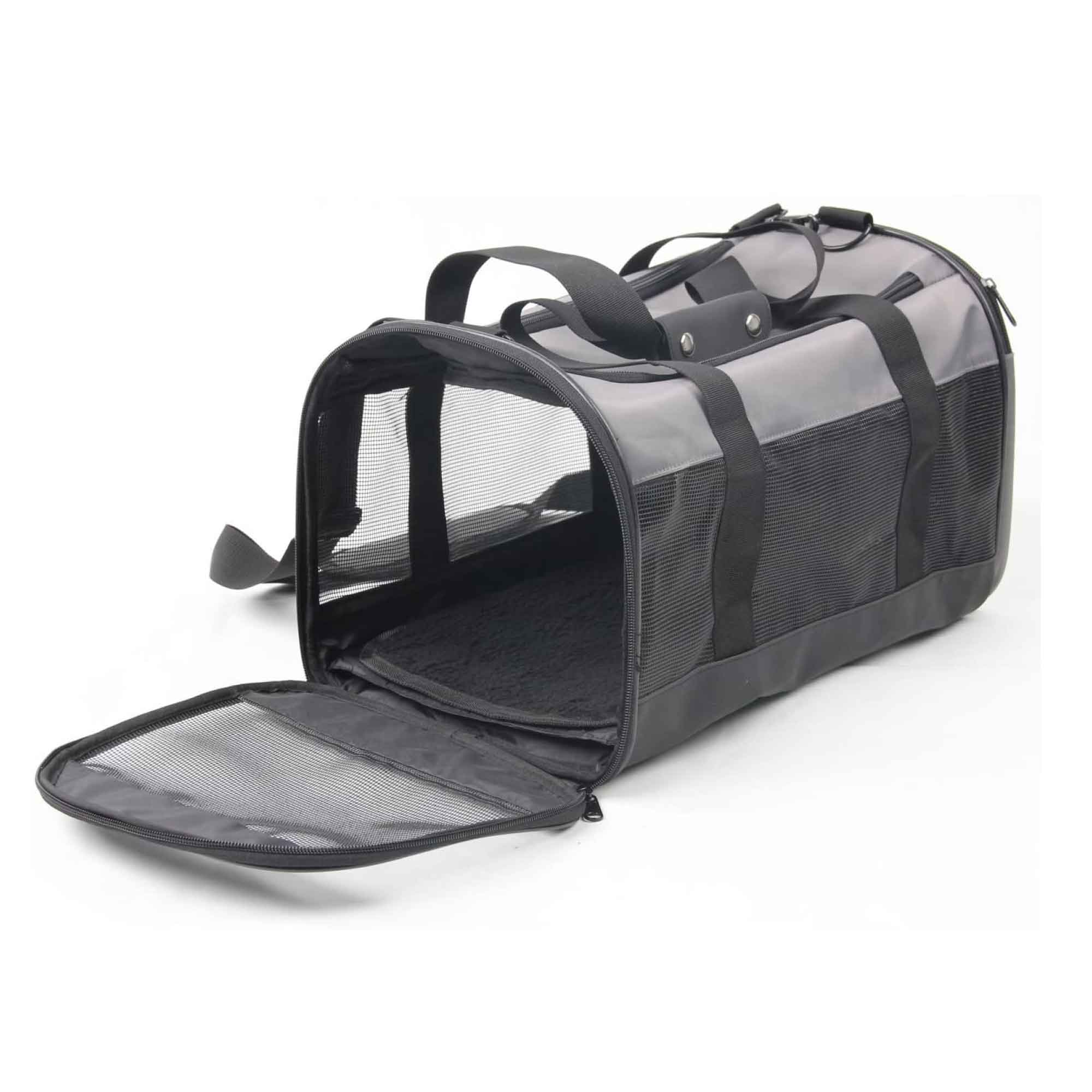 portable cat carrier travel bag with shoulder strap