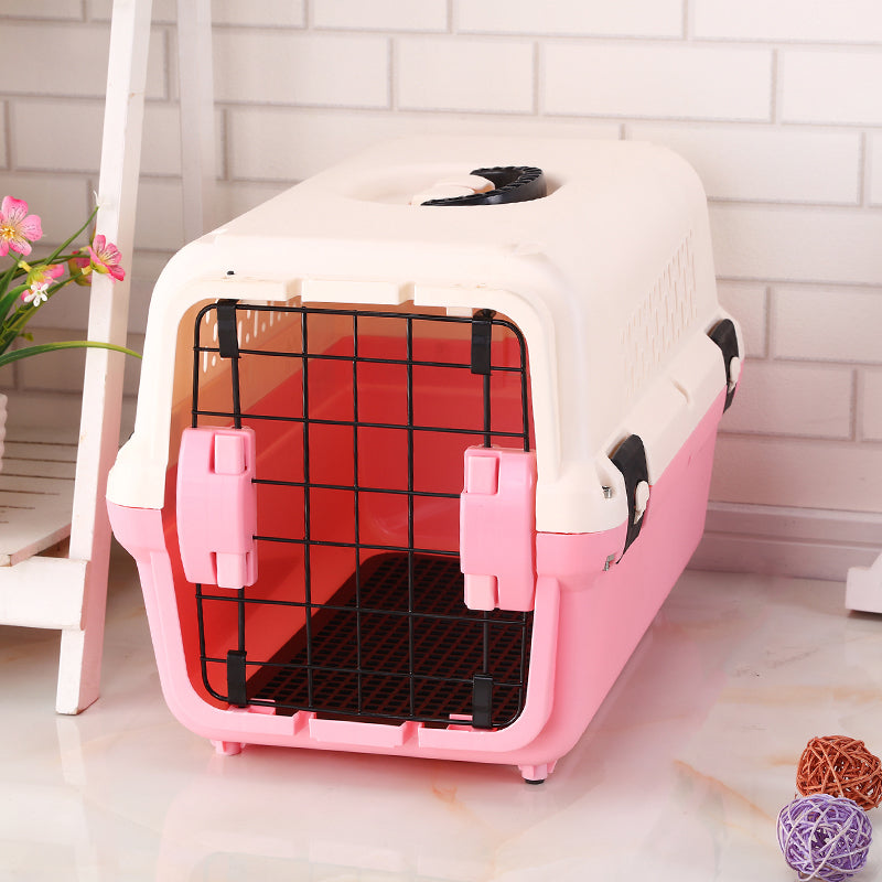 Safe cat carrier with handle 