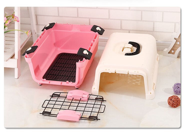 Safe cat carrier with handle 