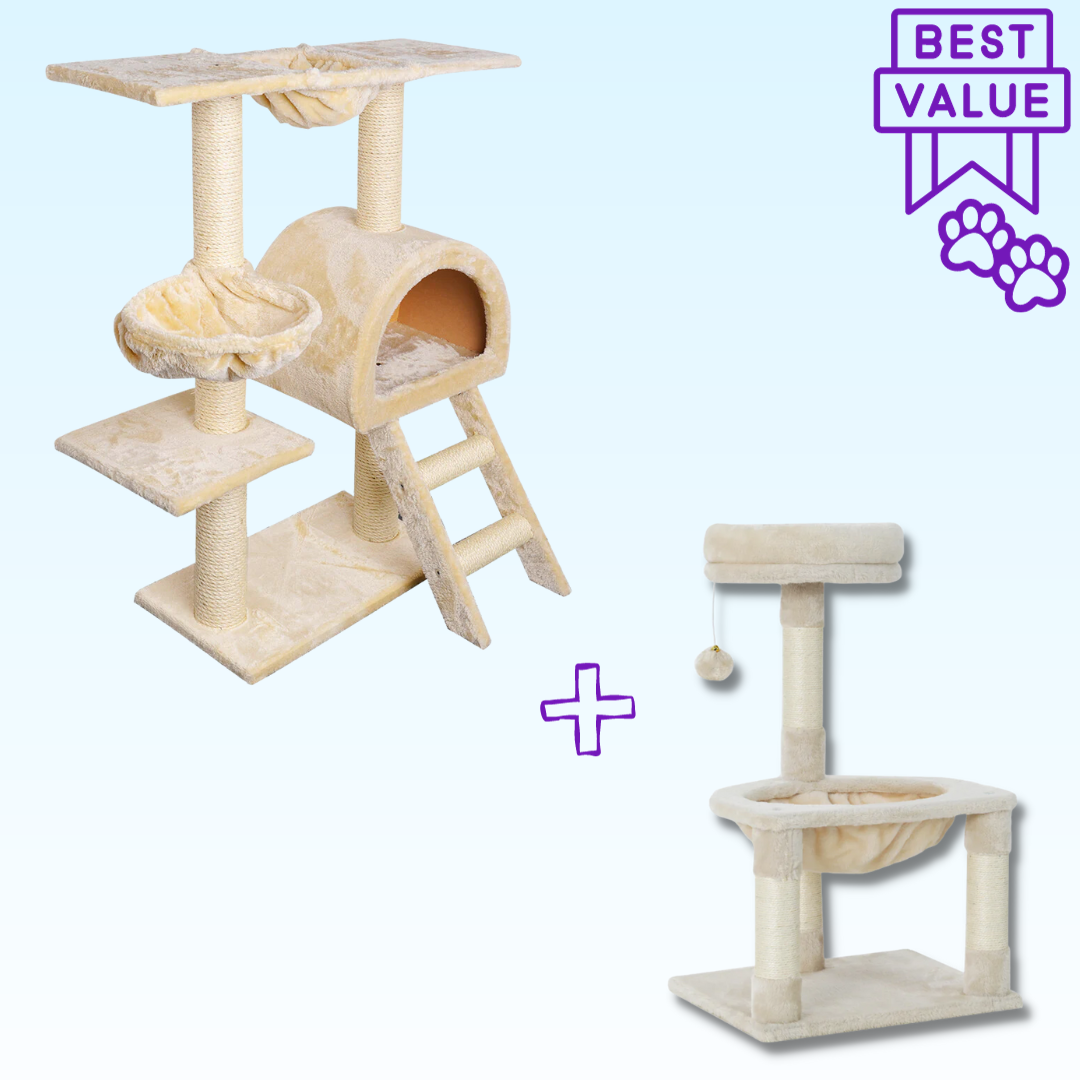 Beige Comfort Bundle - The Cat Den