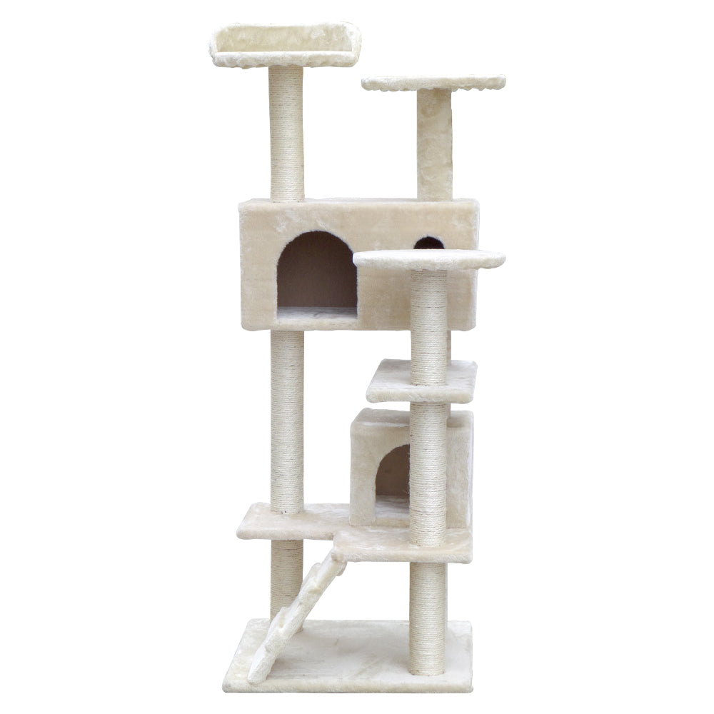 134 cm Cat Scratching Medium Cat Tree - The Cat Den