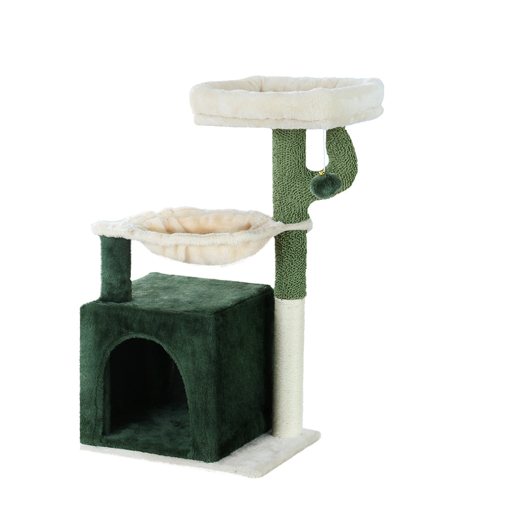 78cm Cat Tree With Multi Beds - The Cat Den