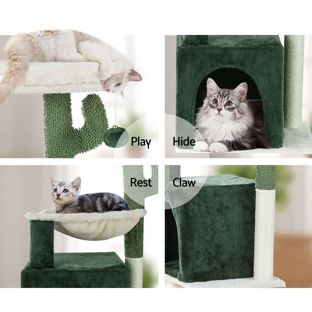 78cm Cat Tree With Multi Beds - The Cat Den