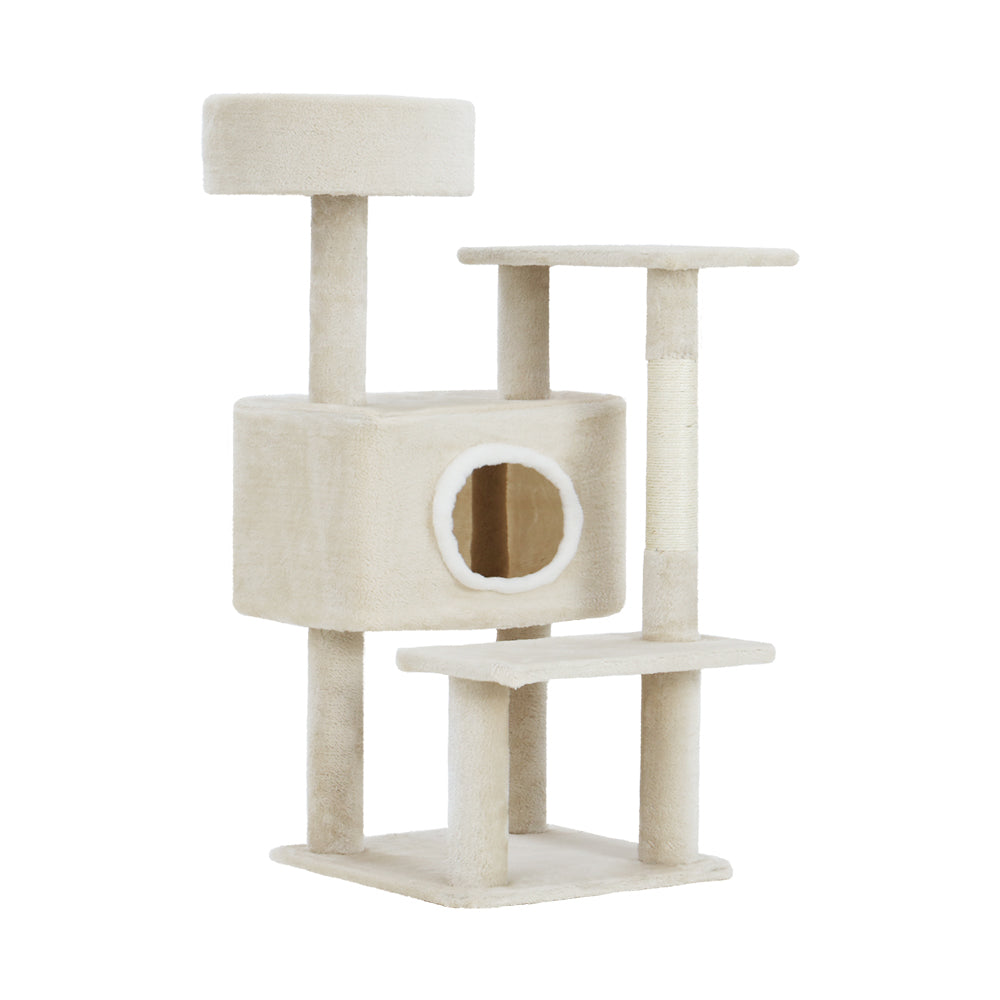 90cm Cat Tree Tower Scratching Post Scratcher Wood Condo - The Cat Den