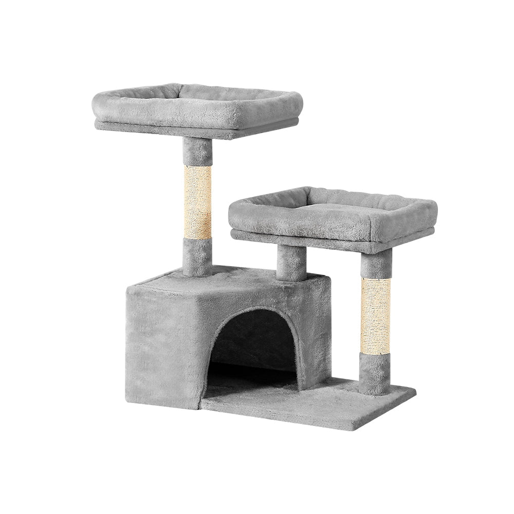 69cm Cat Tree / Multi Beds - Whiskerzandco