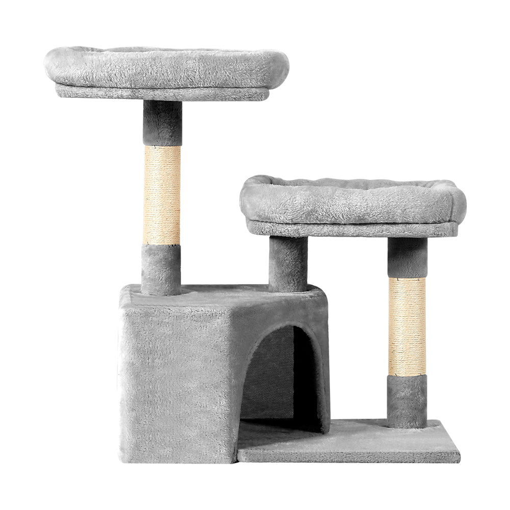 69cm Cat Tree with Multi Beds - The Cat Den