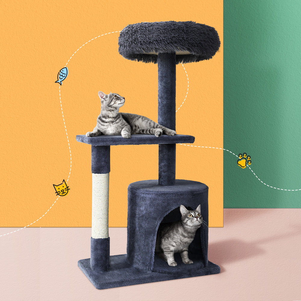 94cm Cat Tree Tower with Double Condo - The Cat Den