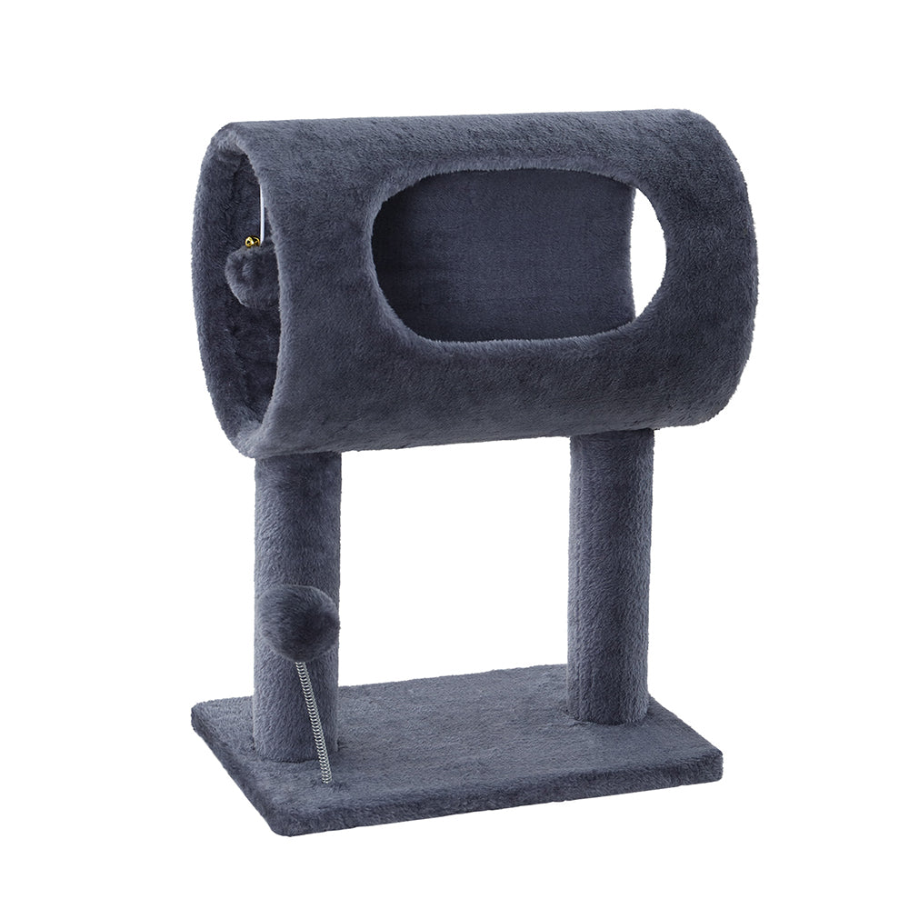 53cm Raised Cat Tree Hideaway - The Cat Den