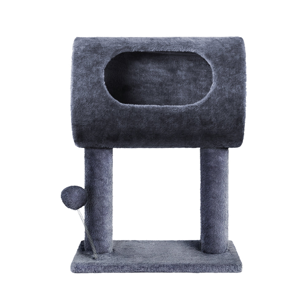 53cm Raised Cat Tree Hideaway - The Cat Den