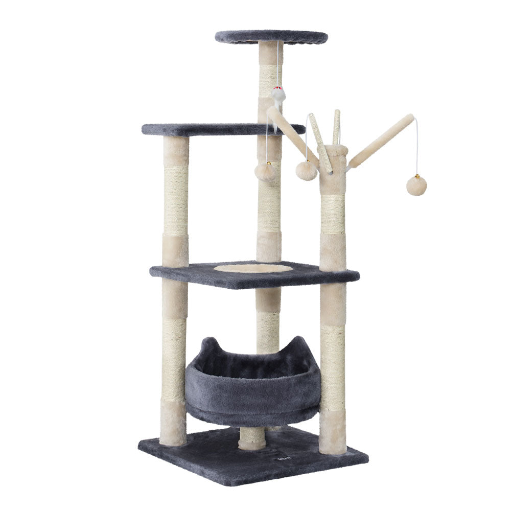 110cm Cat Tree With Cushioned Bed - The Cat Den