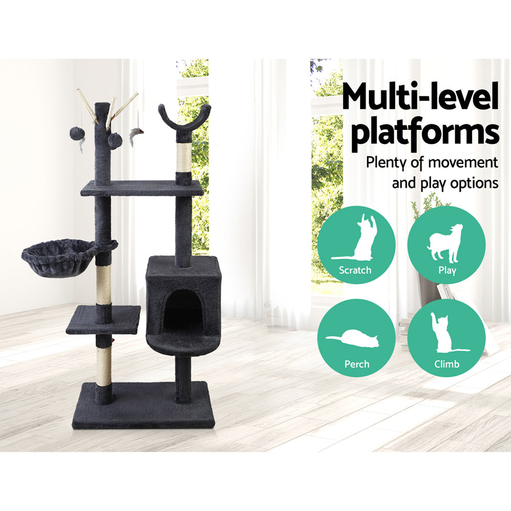 140cm Cat Play Tree Attachment - The Cat Den