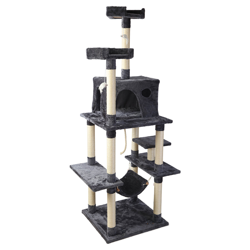 184 cm Cat Tree Top Scratching Post - The Cat Den