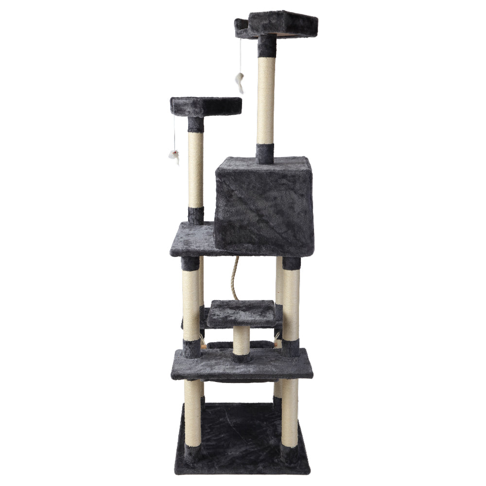 184 cm Cat Tree Top Scratching Post - The Cat Den