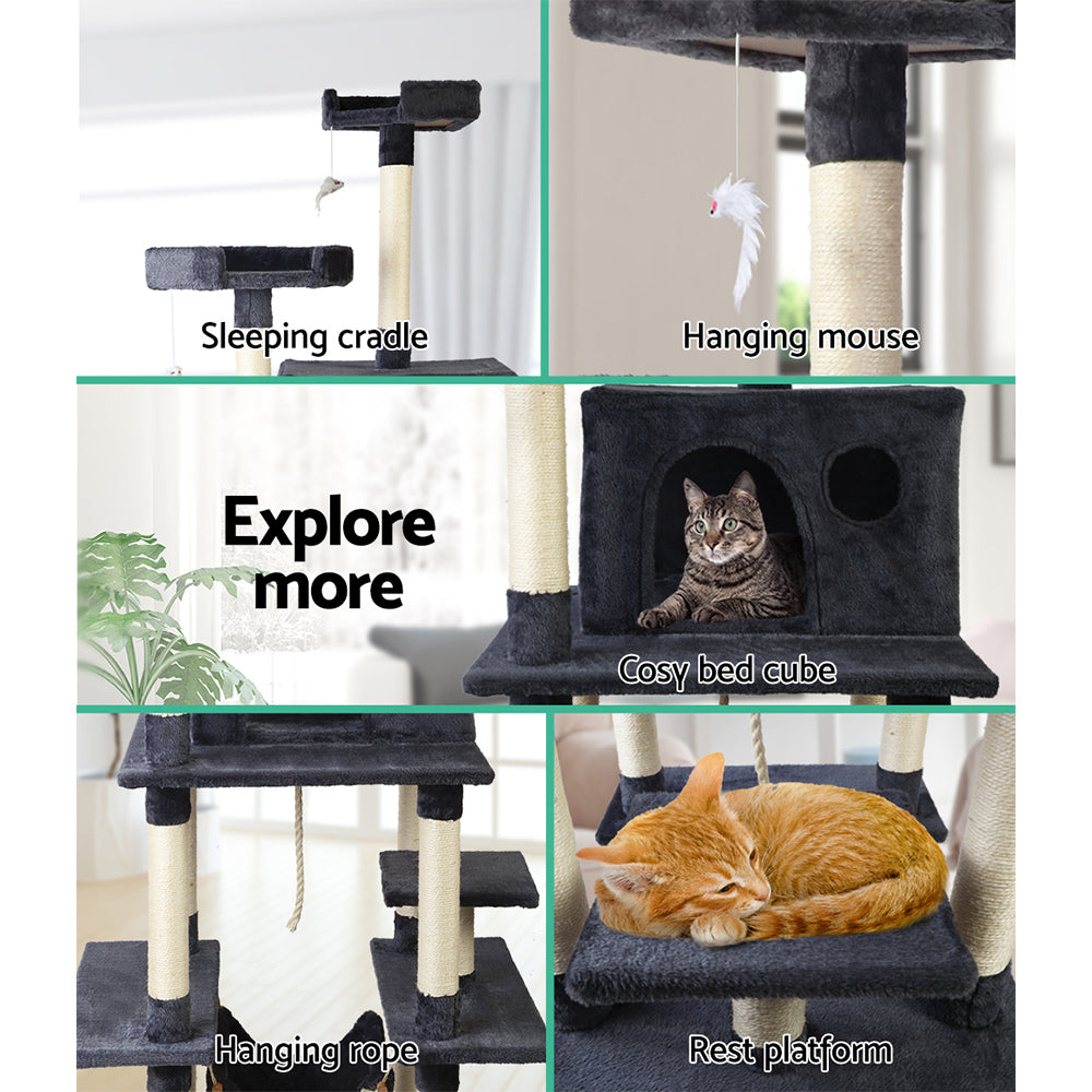 184 cm Cat Tree Top Scratching Post - The Cat Den