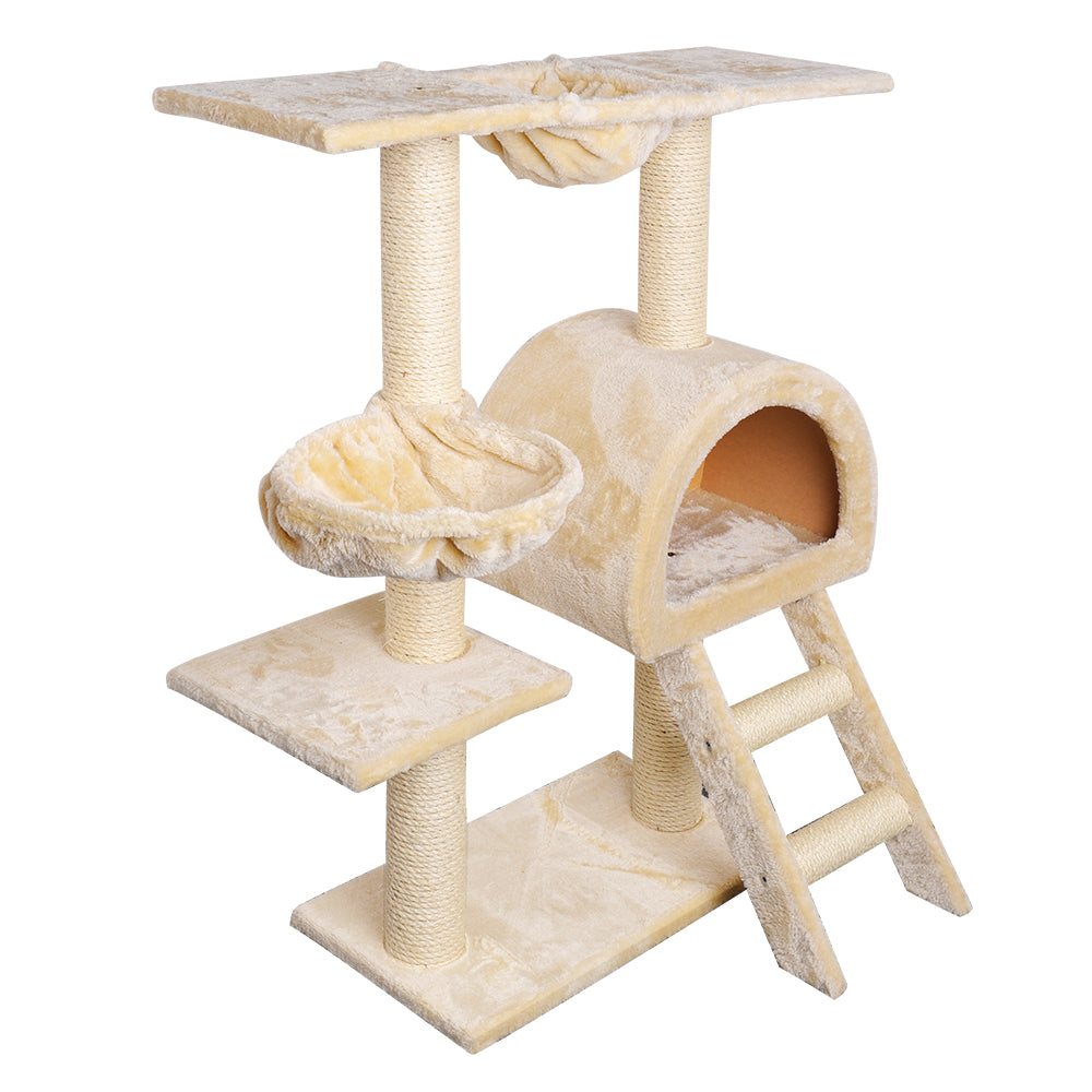 soft cat tree with hammock