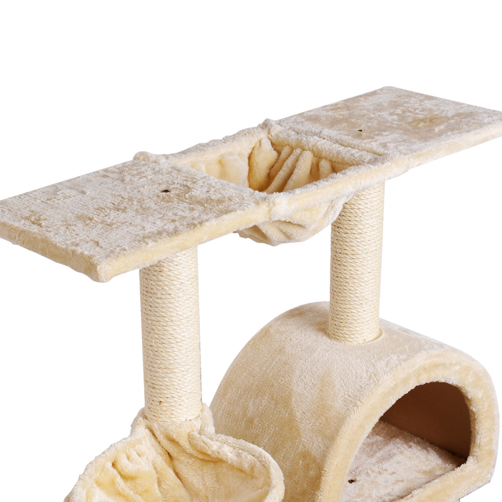 affordable cat tree with plush cat bed