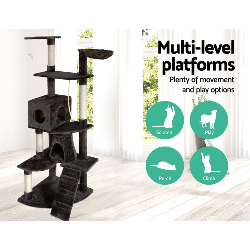 Cat Tree, Cat Tower with Sisal Scratching Post - The Cat Den