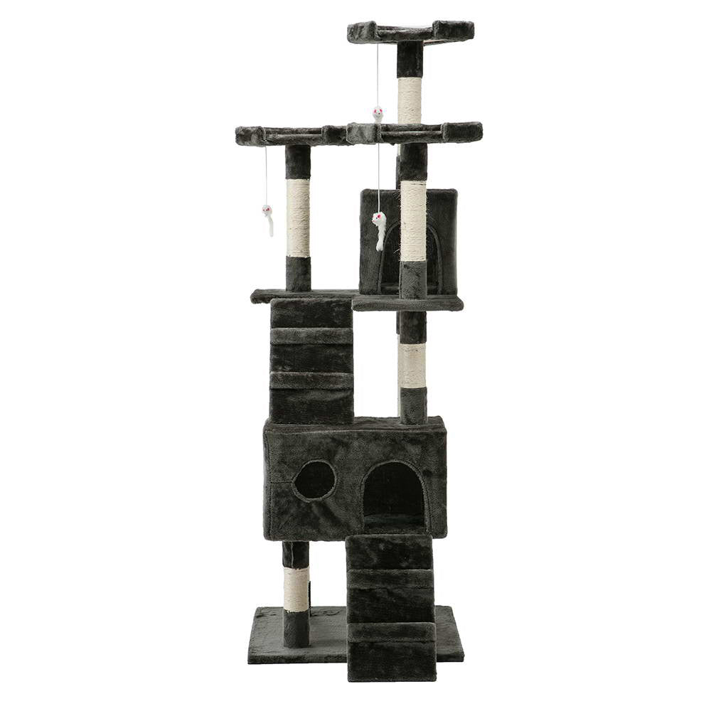 180 cm Cat Tree Multi Platform Post Scratcher Tower