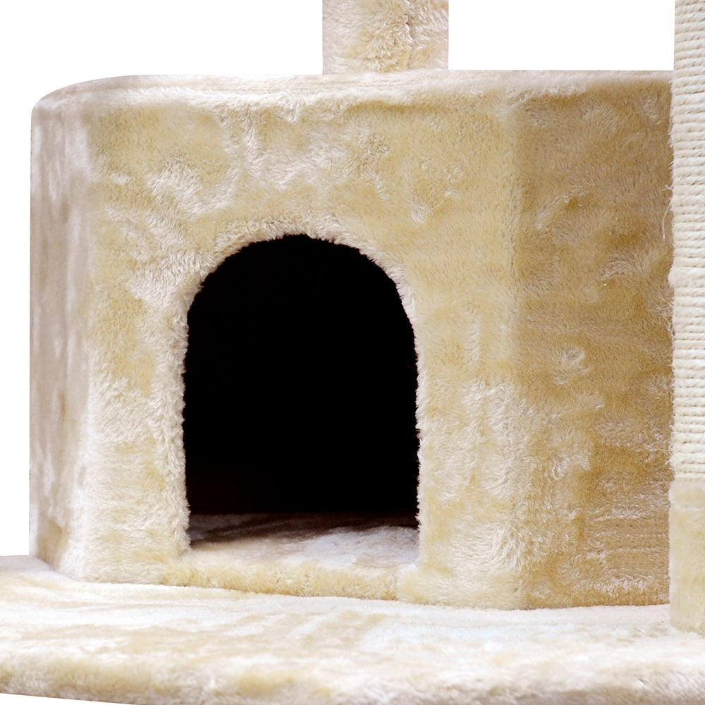 203cm Cat Tree Cat Tower Condo Furniture - The Cat Den