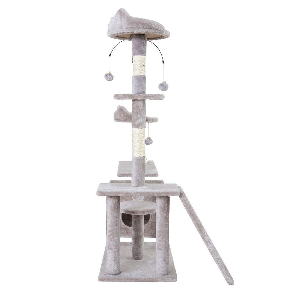 135cm Multi Level Cat Tree Entertainment Tower - The Cat Den