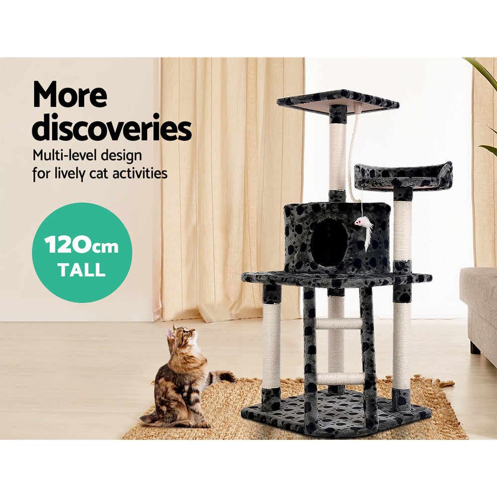 120cm Cat Tree Tower - The Cat Den