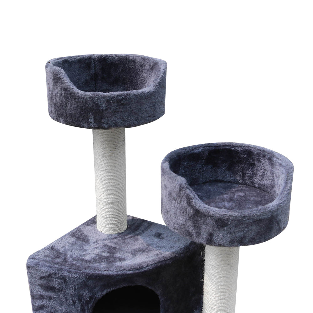 126cm Cat Tree / Multi Beds - Whiskerzandco