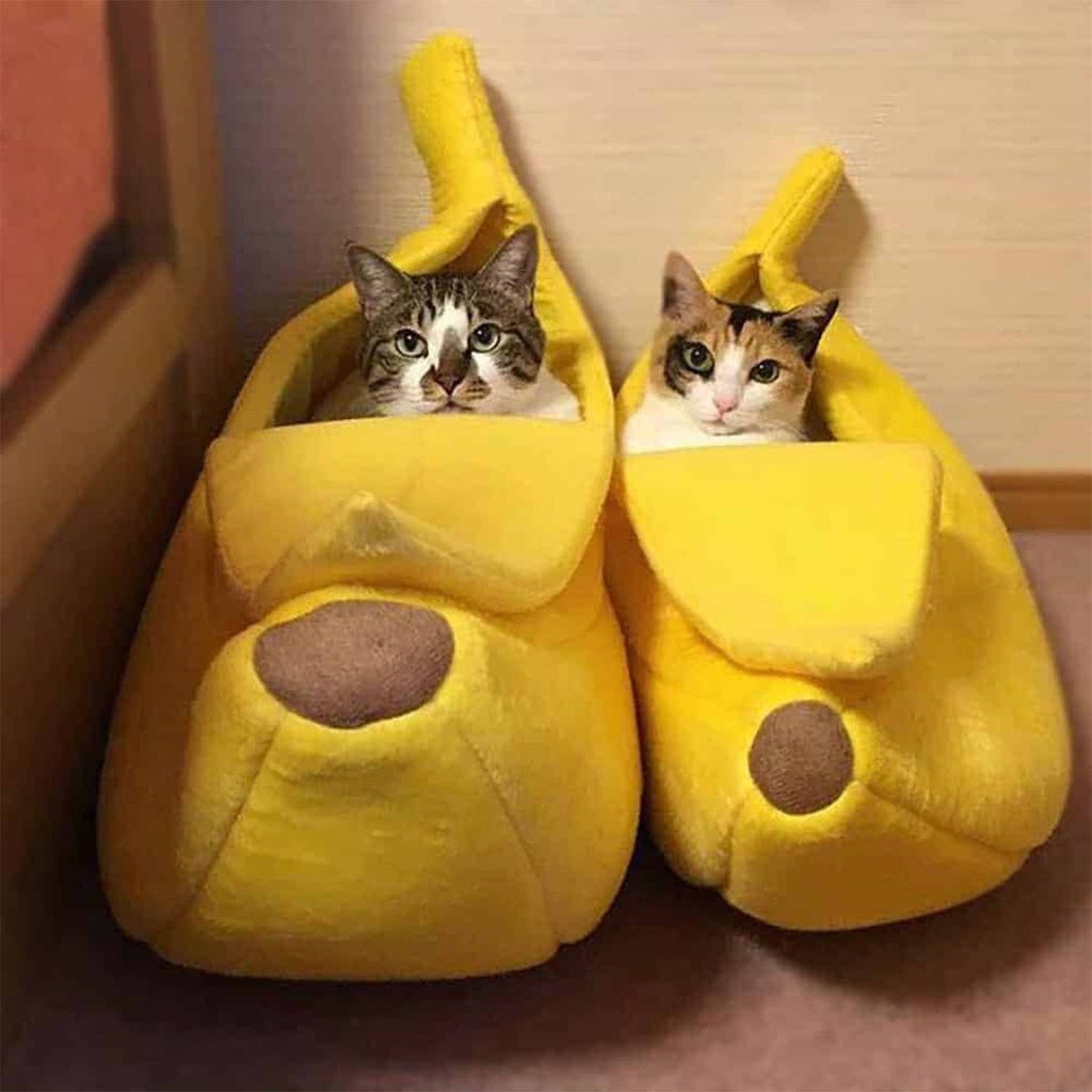 Banana Cat Bed The Cat Den