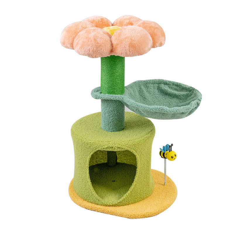 Cat Tree Scratching Post House Condo Furniture Feline Scratcher Tower Toys - The Cat Den