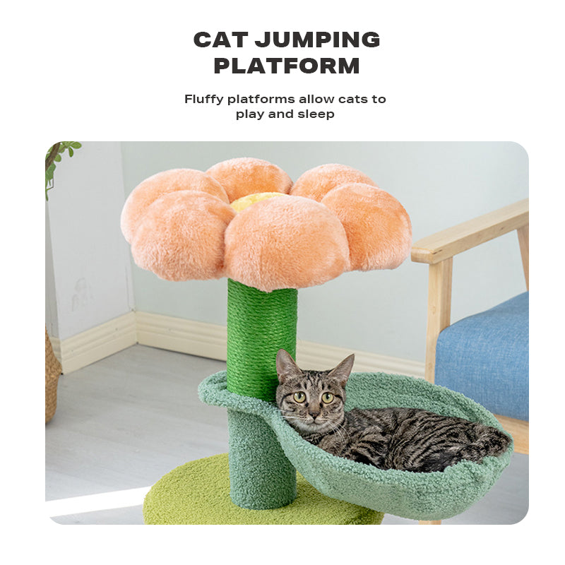 Cat Tree Scratching Post House Condo Furniture Feline Scratcher Tower Toys - The Cat Den